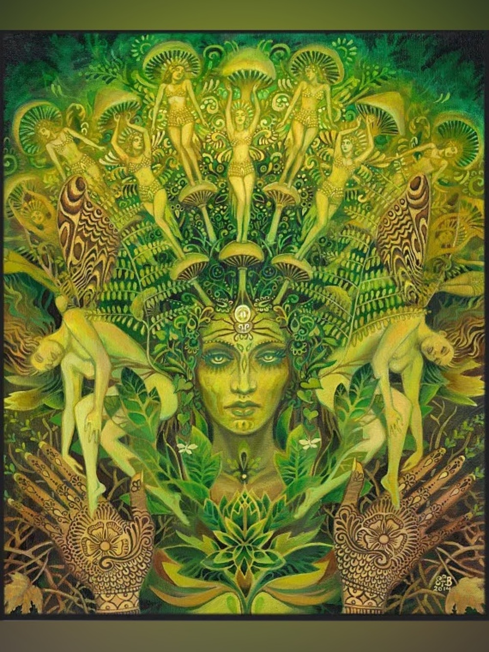 Green Goddess 🌿🍄‍🟫 Cosmic Creations 🌖✨